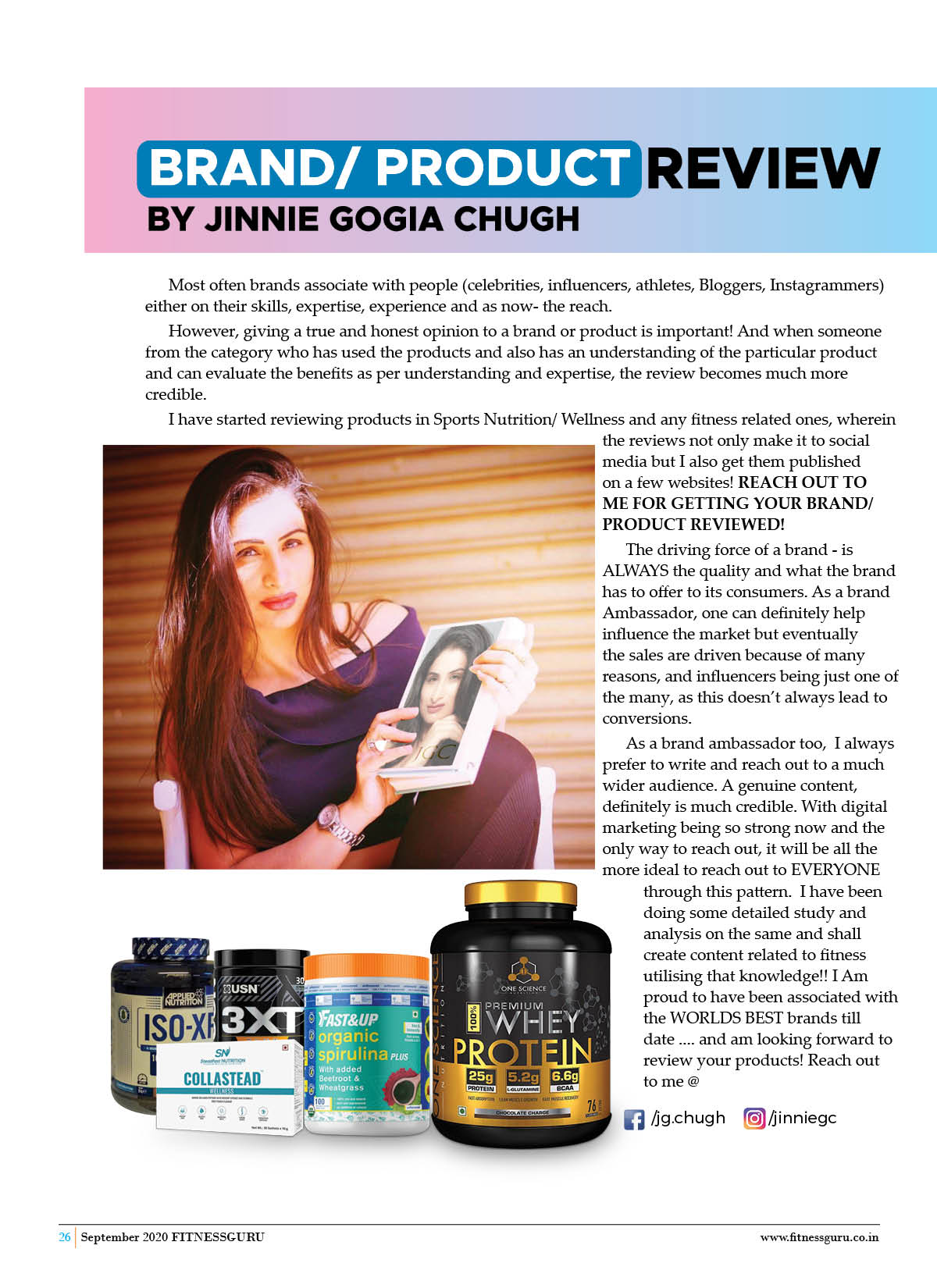FitnessGuru Magazine September 2020 Issue